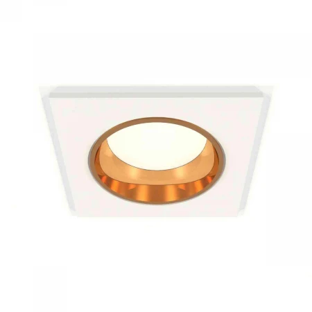 Комплект встраиваемого светильника Ambrella light Techno Spot XC6520004 SWH/PYG белый песок/золото желтое полированное (C6520, N6113)