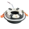 Светильник встраиваемый Feron DL504 потолочный GX53 черный круг IP44 51102