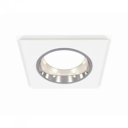 Комплект встраиваемого светильника Ambrella light Techno Spot XC6520003 SWH/PSL белый песок/серебро полированное (C6520, N6112)