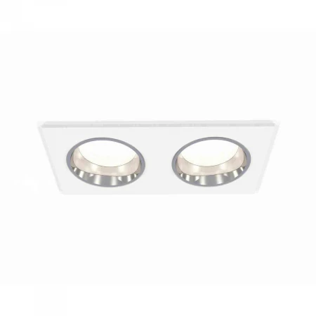 Комплект встраиваемого светильника Ambrella light Techno Spot XC6525003 SWH/PSL белый песок/серебро полированное (C6525, N6112)