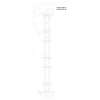 Торшер Divinare Volturn 1243/06 PN-45