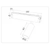 Трековый светодиодный светильник Ambrella Light Track System Magnetic 220V GL1201