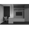 Трековый подвесной светильник Maytoni Technical Skim TR191-1-3W4K-M-BW