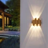 Уличный настенный светодиодный светильник Reluce 86851-9.2-005KT LED5W GOLD