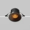 Встраиваемый светодиодный светильник Maytoni Technical Round DL058-12W2.7K-B