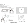 Встраиваемый светодиодный светильник Crystal Lux CLT 005C98 WH