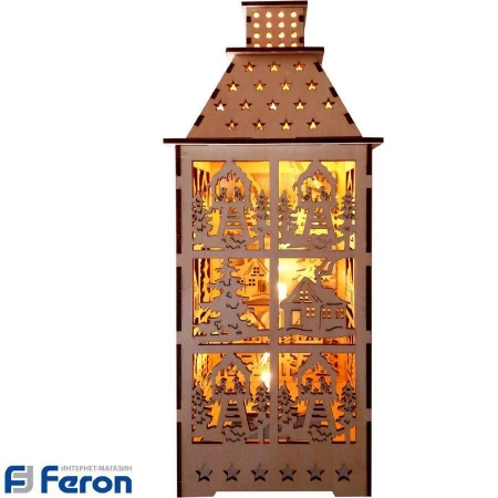 Световая фигура "деревянная башня", lt091