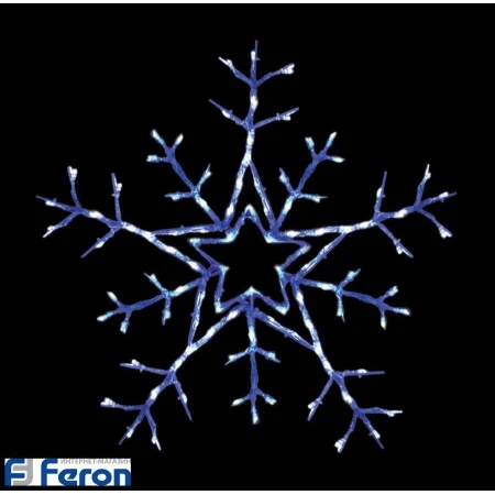 Световая фигура "изящная снежинка", lt004