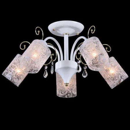 Люстра Natali Kovaltseva 10856/5C WHITE GOLD 10856