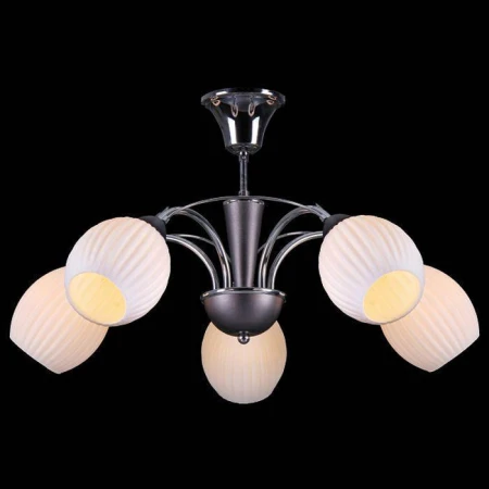 Люстра Natali Kovaltseva 11402/5C CHROME, GREY 11402