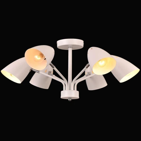 Люстра Natali Kovaltseva 75085/6C WHITE Parteno