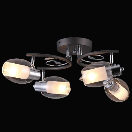 Люстра Natali Kovaltseva 75037-4C CHROME, GRAY Frao