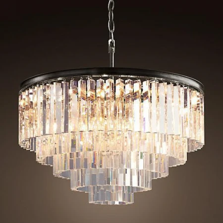 Светильник BLS 30073 1920s Odeon Glass Fringe Chandelier