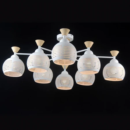 Люстра Natali Kovaltseva STUTTGART 81052-8C MATT WHITE