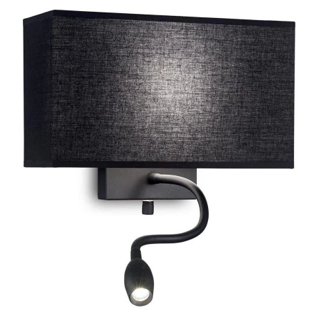 Бра Ideal Lux HOTEL AP2 ALL BLACK