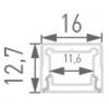 Профиль алюминиевый DesignLed LS.1613