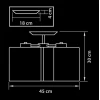 Потолочная люстра Lightst802030ar Nubi 