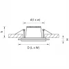 Встраиваемый светодиодный светильник Lightstar Acri 212030