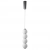 Подвесной светодиодный светильник Crystal Lux Desi SP4 Chrome/White
