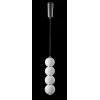 Подвесной светодиодный светильник Crystal Lux Desi SP4 Chrome/White