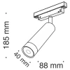 Трековый светодиодный светильник Maytoni Track Lamps TR019-2-7W3K-B